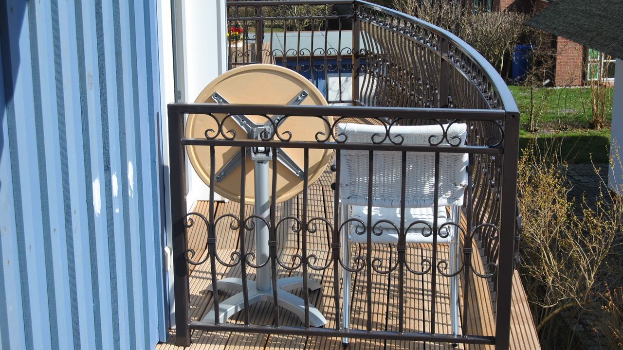 Südbalkon am Schlafzimmer Südbalkon am Schlafzimmer